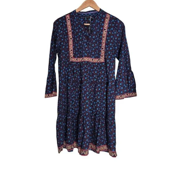 Women's - Lola Australia Blue Bell Sleeve Dress - Picture 2 of 7